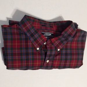 Lands’End Button Down Dress Shirt